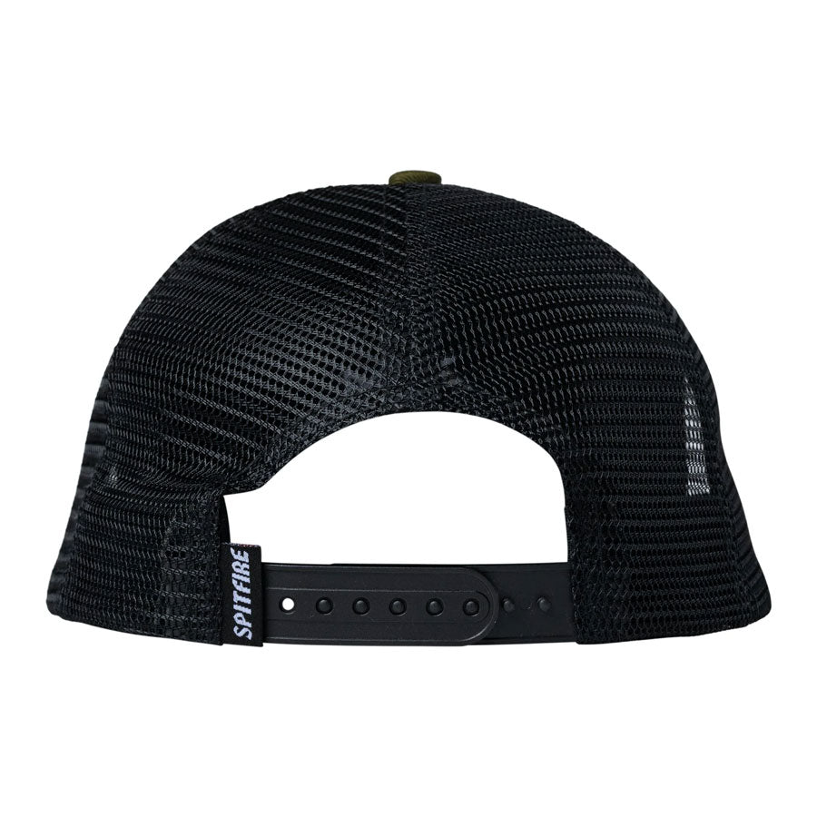 Spitfire Bighead Fill Snapback Cap Black/Olive