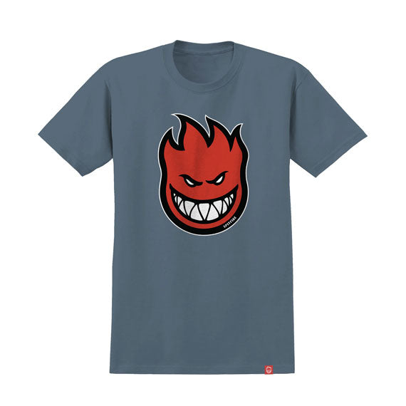 Spitfire Bighead Fill T-Shirt Indigo Blue/Red