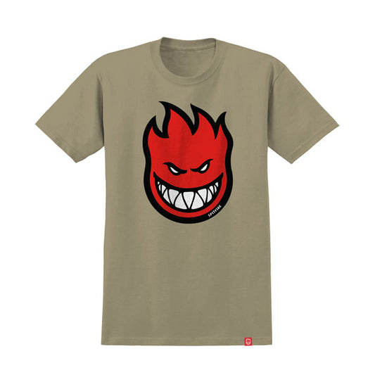 Spitfire Bighead Fill T-Shirt Sand/Red