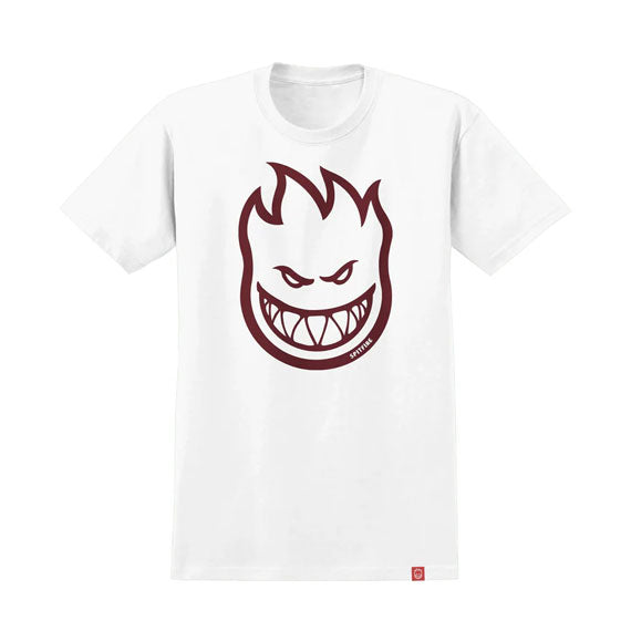 Spitfire Bighead T-Shirt White/Dark Red