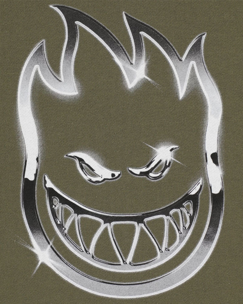 Spitfire Chrome Bighead Hoodie Army