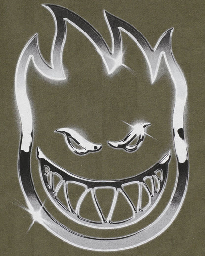 Spitfire Chrome Bighead Hoodie Army