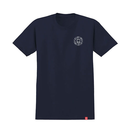 Spitfire Classic Swirl Paisley T-Shirt True Navy/White