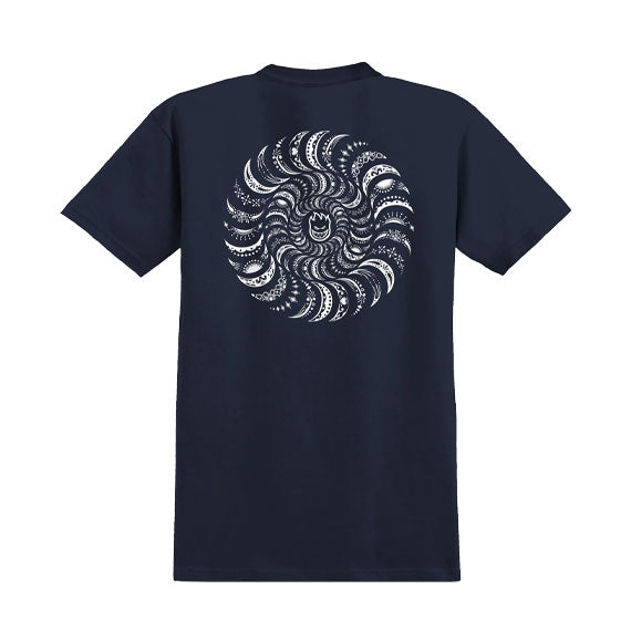 Spitfire Bighead Fill T-Shirt Indigo Blue/Red