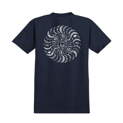 Spitfire Bighead Fill T-Shirt Indigo Blue/Red