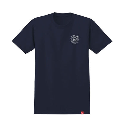 Spitfire Bighead Fill T-Shirt Indigo Blue/Red