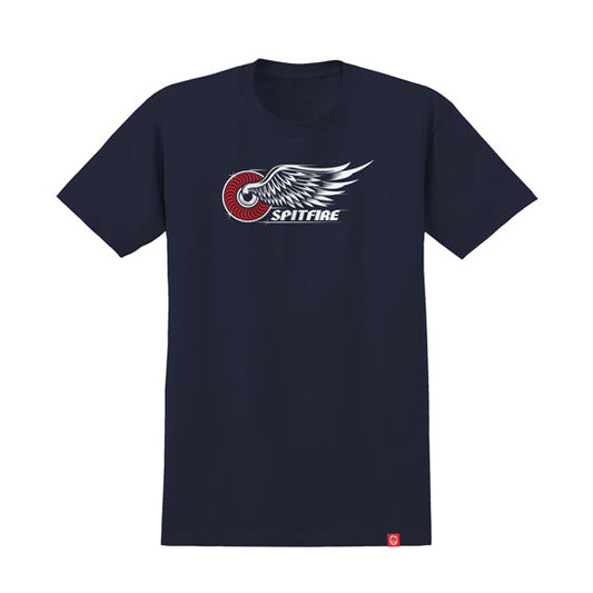 Spitfire Classic Wing T-Shirt True Navy/Red