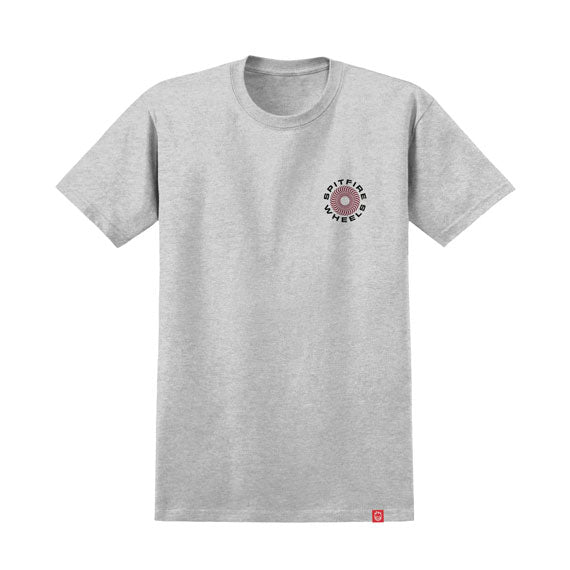 Spitfire Classic '87 Swirl Fade Fill Short Sleeve T-Shirt Ash Grey