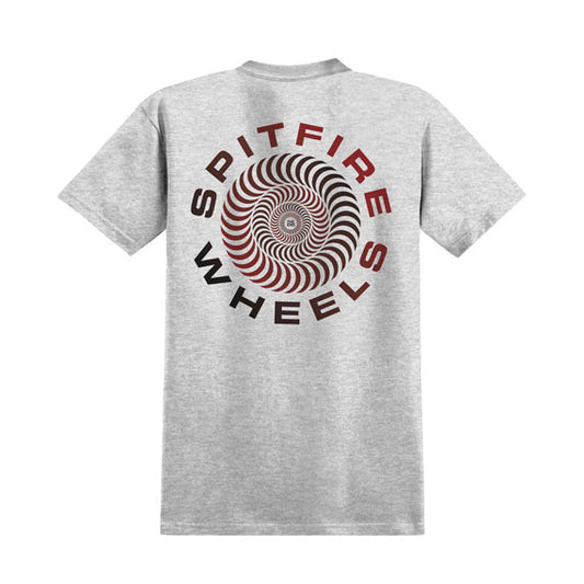 Spitfire Classic '87 Swirl Fade Fill Short Sleeve T-Shirt Ash Grey