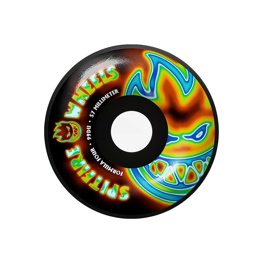 Spitfire F4 99 Radioactive Bighead Wheel Black 57mm