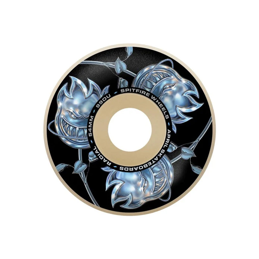 Spitfire F4 99D April Bighead Rose Radial Wheels 54mm