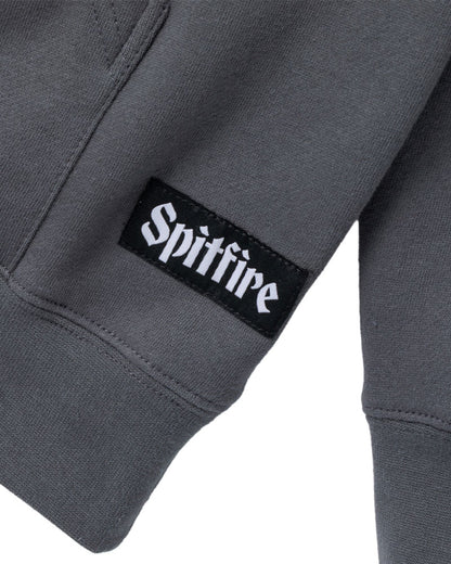 Spitfire Molotov Angel Embroidered Hoodie Charcoal