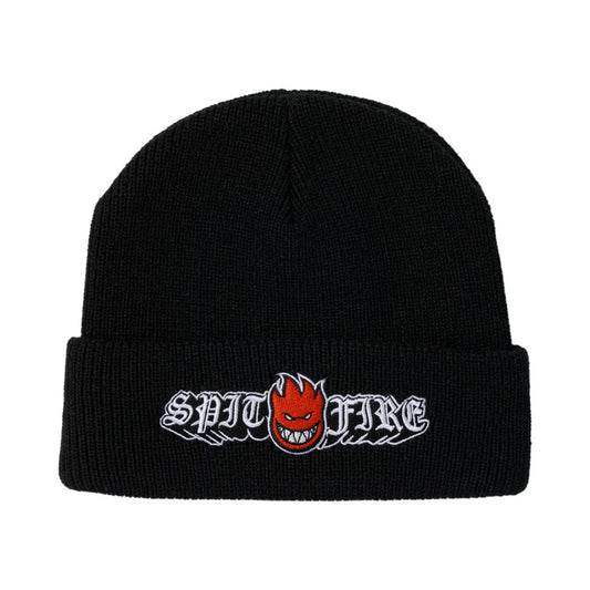 Spitfire Old E Drop Bighead Cuff Beanie Black