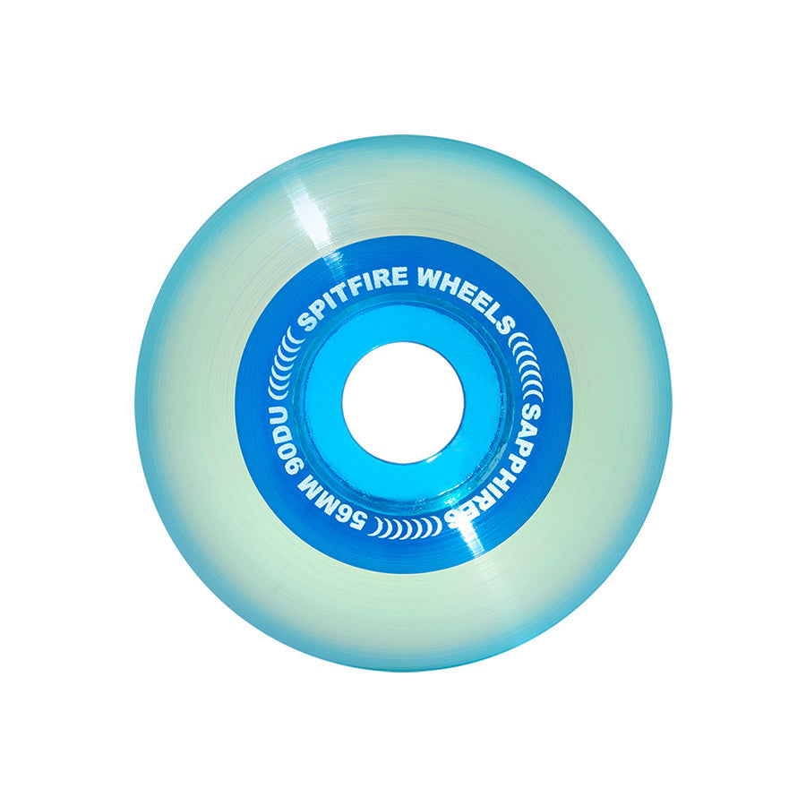 Spitfire Sapphire 90D April Radial Clear/Blue Wheels 56mm