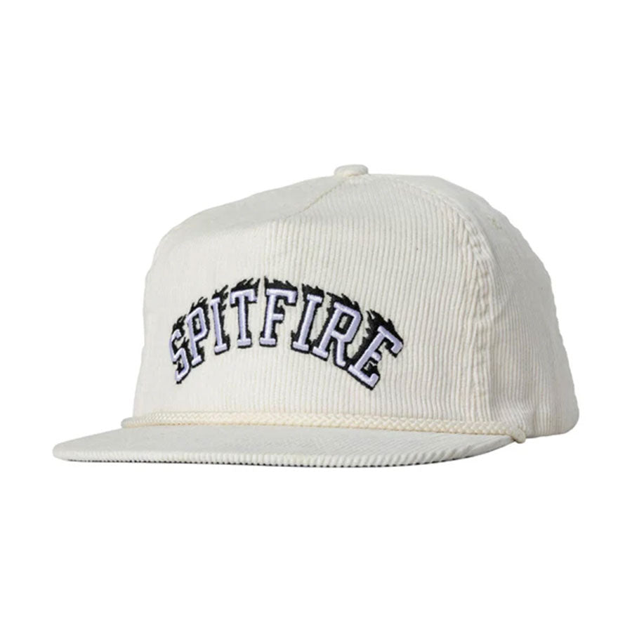 Spitfire Team Bighead Script Snapback Cap White