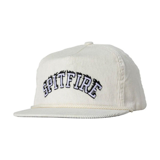 Spitfire Team Bighead Script Snapback Cap White