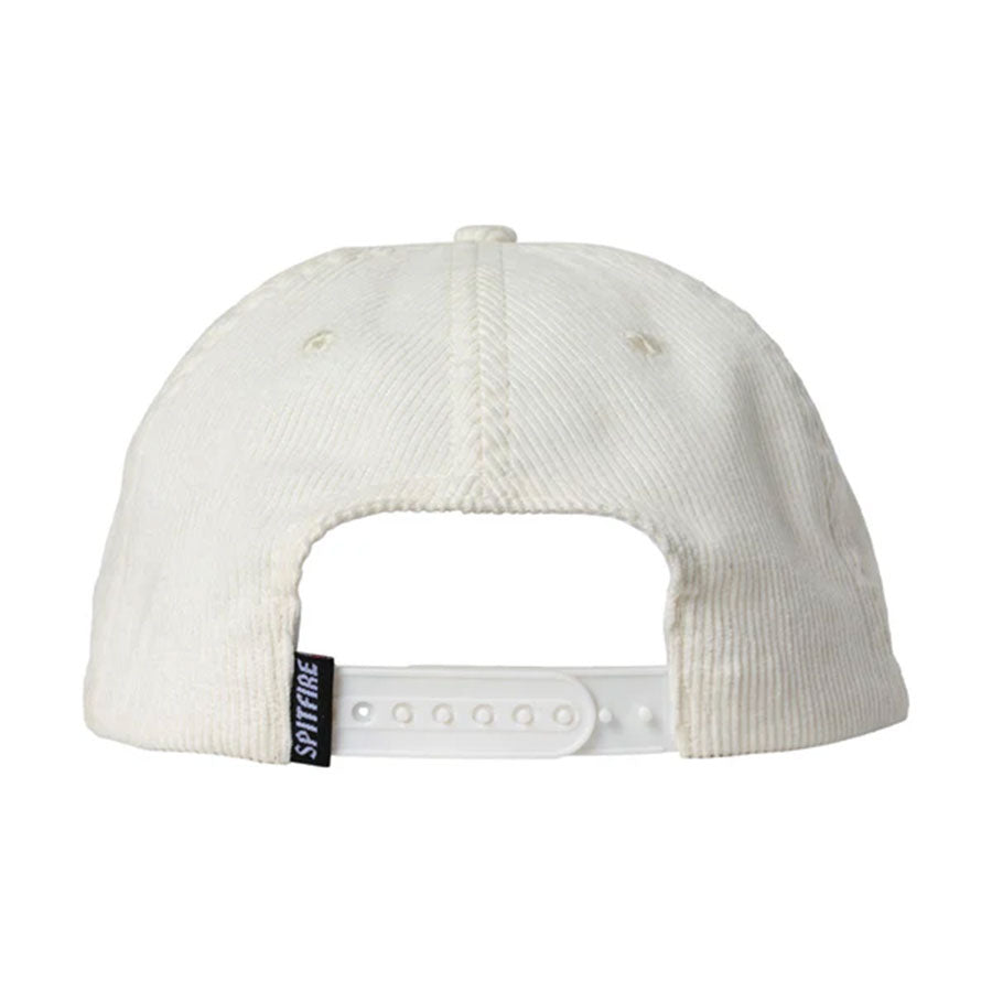 Spitfire Team Bighead Script Snapback Cap White