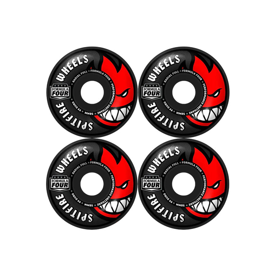 Spitfire Team Colors F4 99a Radial Full Wheels 58mm