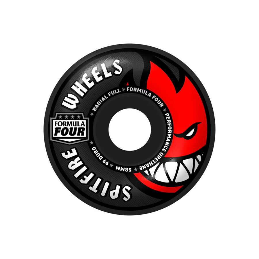 Spitfire Team Colors F4 99a Radial Full Wheels 58mm