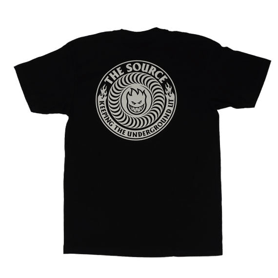 Spitfire x The Source KTUL T-Shirt Black