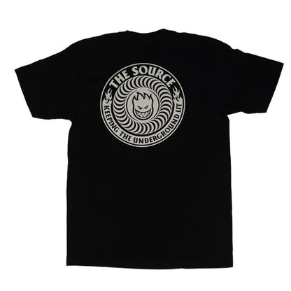 Spitfire x The Source KTUL T-Shirt Black