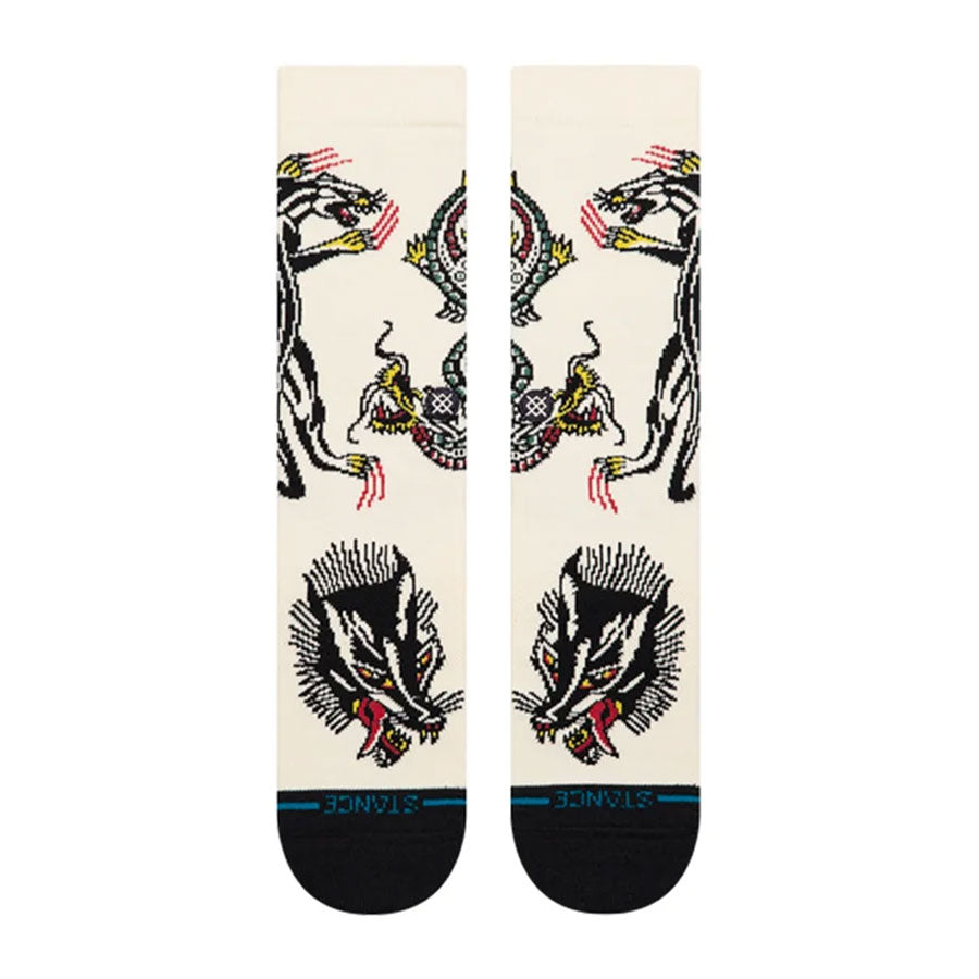 Stance Arpa Battle Crew Sock Cream