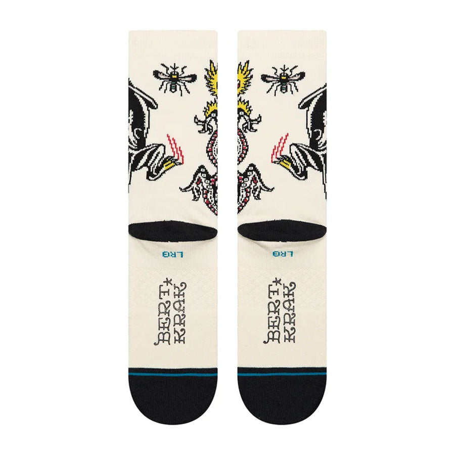 Stance Arpa Battle Crew Sock Cream