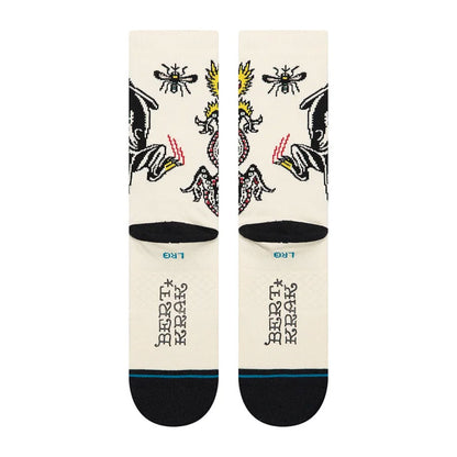 Stance Arpa Battle Crew Sock Cream