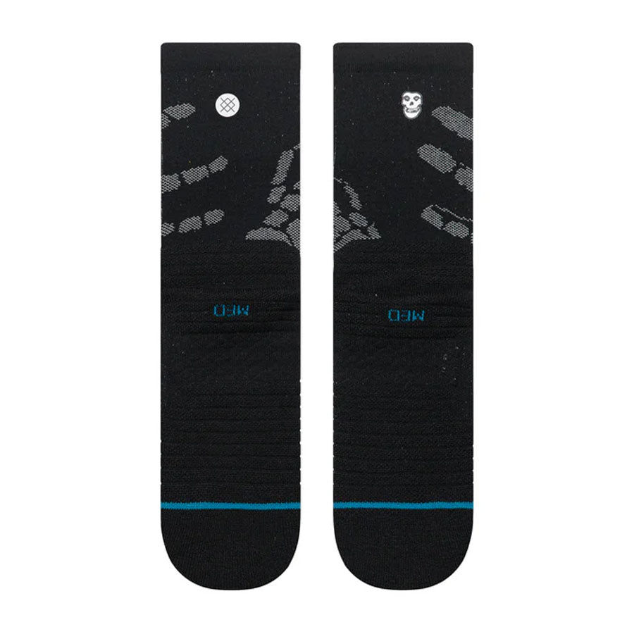 Stance Athletic - Misfits Hands X Crew Sock Black