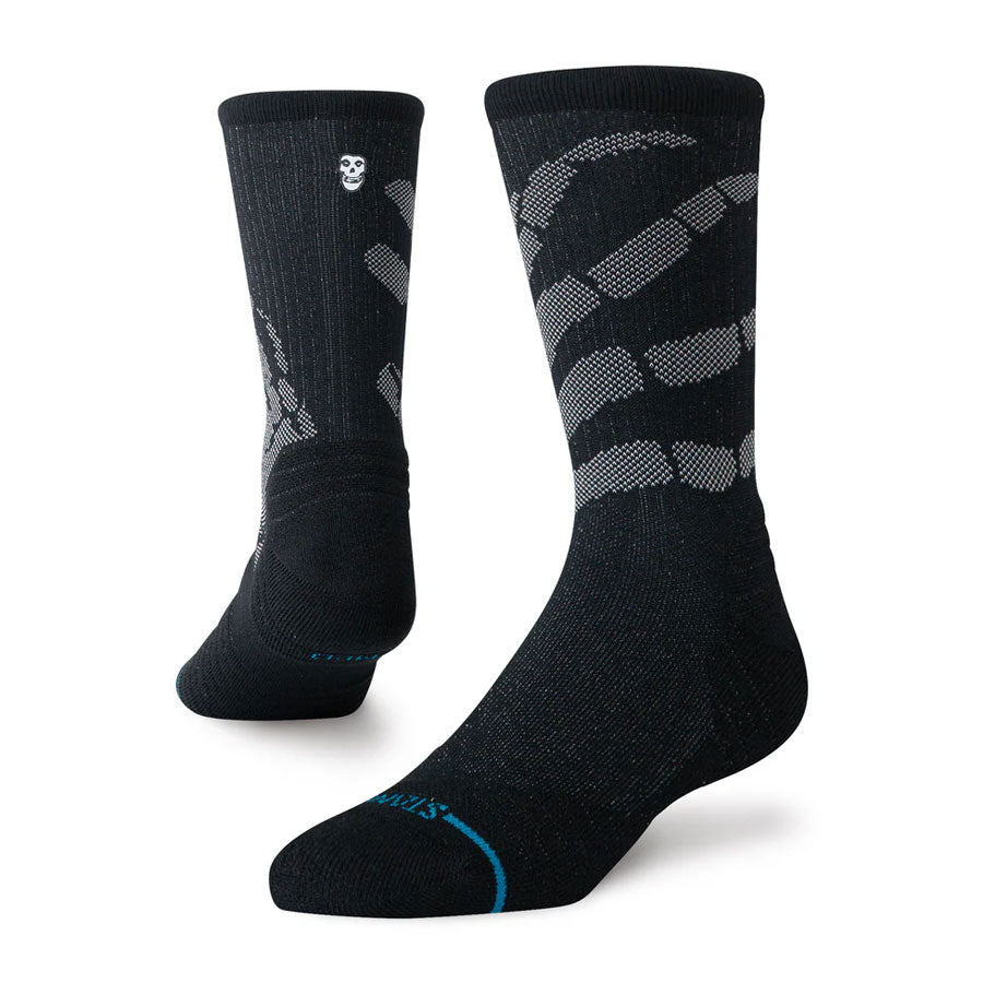 Stance Athletic - Misfits Hands X Crew Sock Black