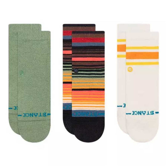 Stance Baby Explorer 3-Pack Sock Green