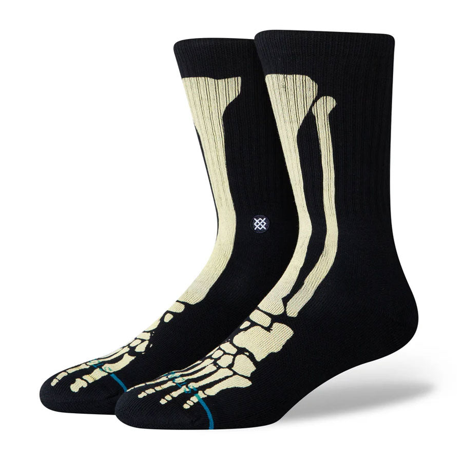 Stance Bones 3 Sock Black