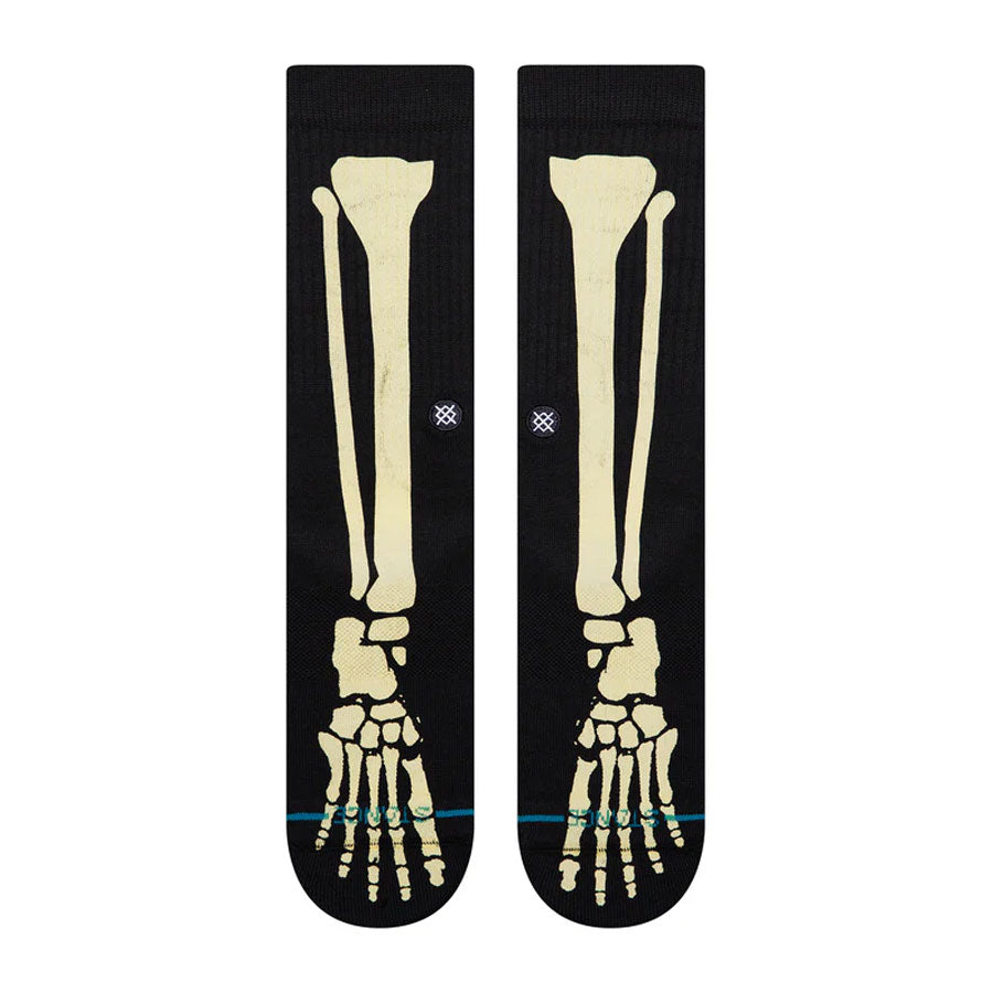 Stance Bones 3 Sock Black
