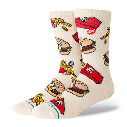 Stance Combo Meal Crew Sock Tan