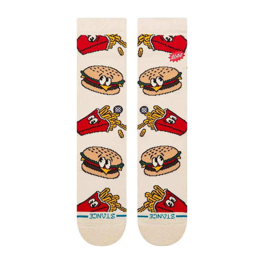 Stance Combo Meal Crew Sock Tan