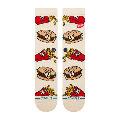 Stance Combo Meal Crew Sock Tan