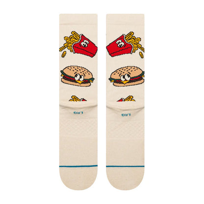 Stance Combo Meal Crew Sock Tan