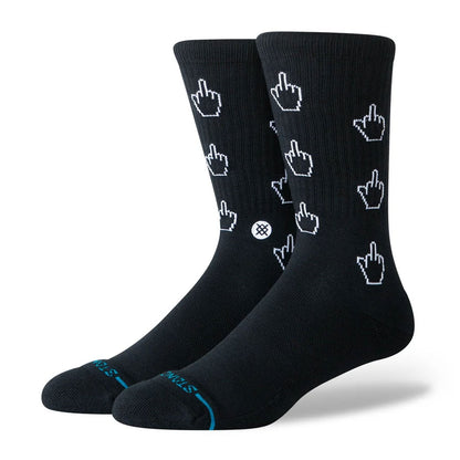 Stance Cursor Crew Sock Black