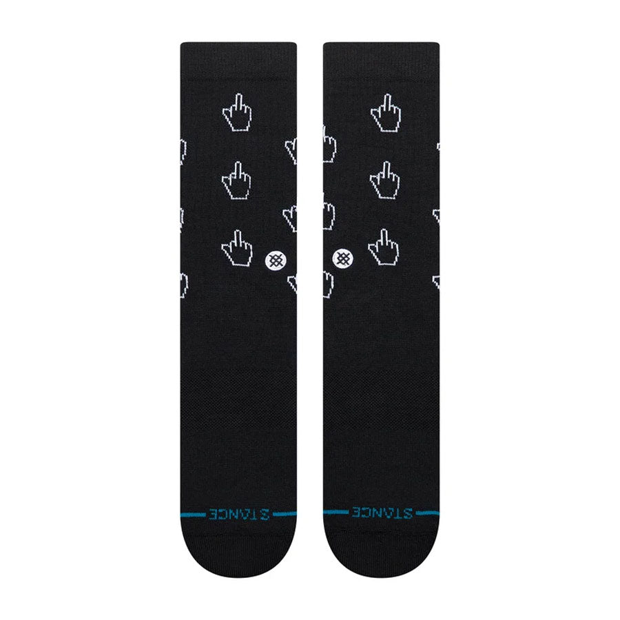 Stance Cursor Crew Sock Black