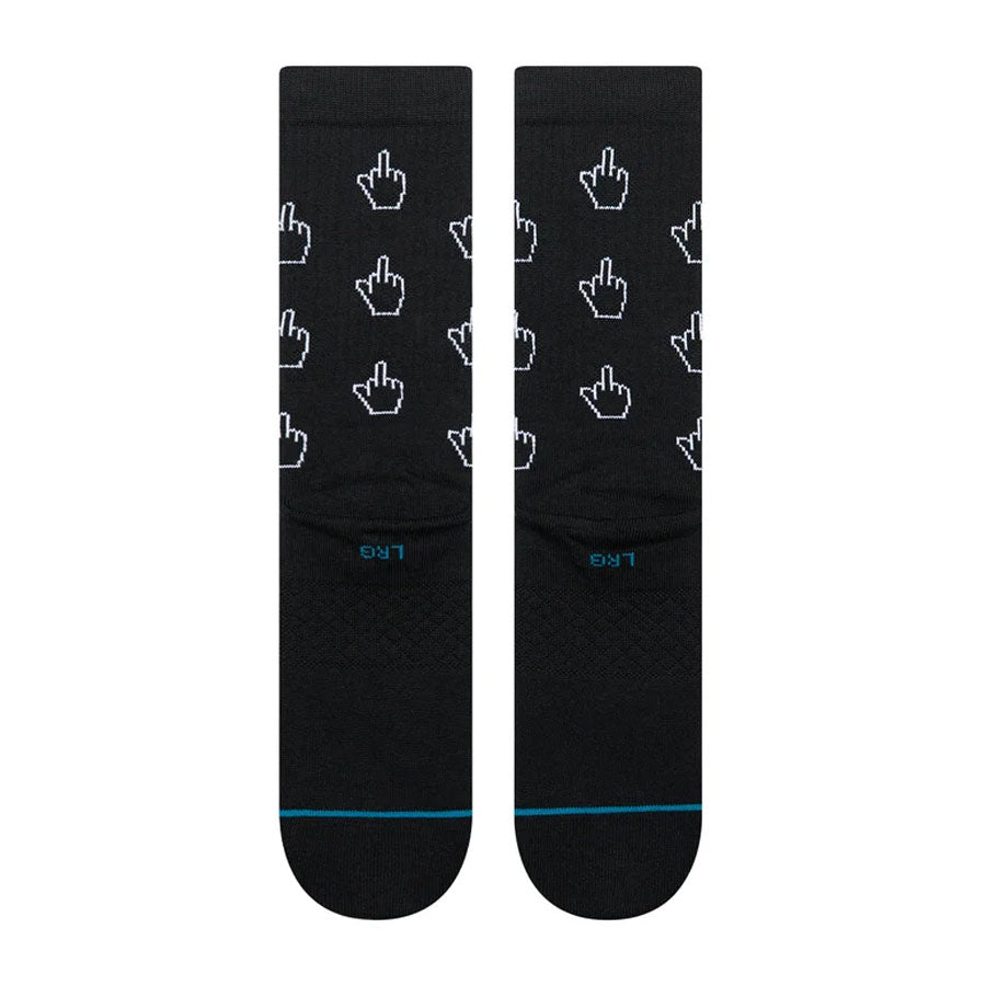 Stance Cursor Crew Sock Black
