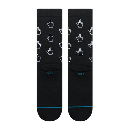 Stance Cursor Crew Sock Black