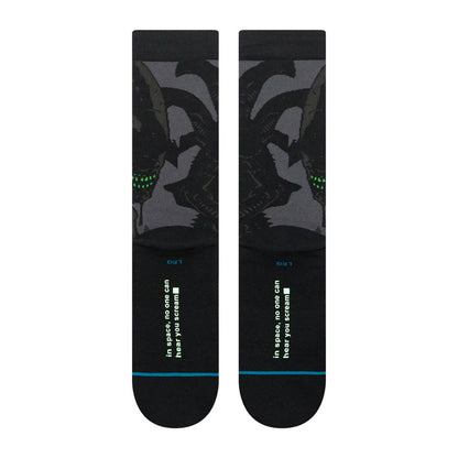 Stance Disney Alien Crew Sock Black