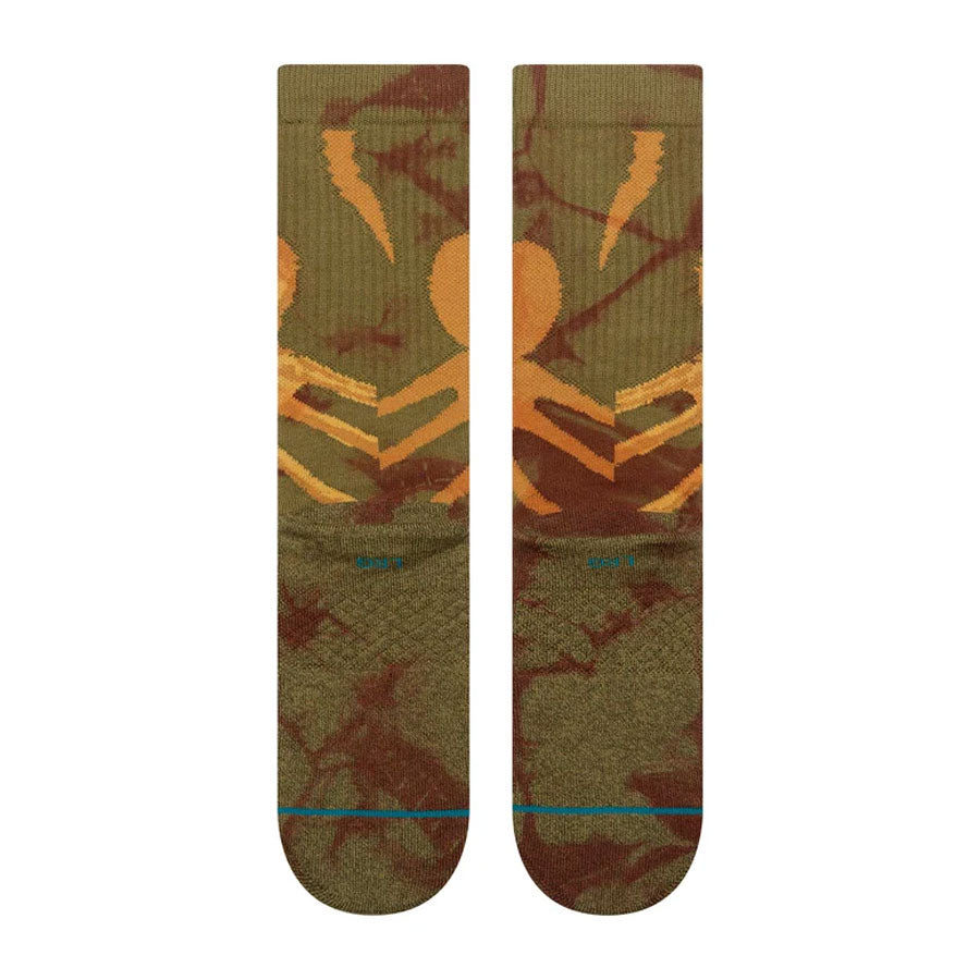 Stance Disney Face Hugger Crew Sock Brown