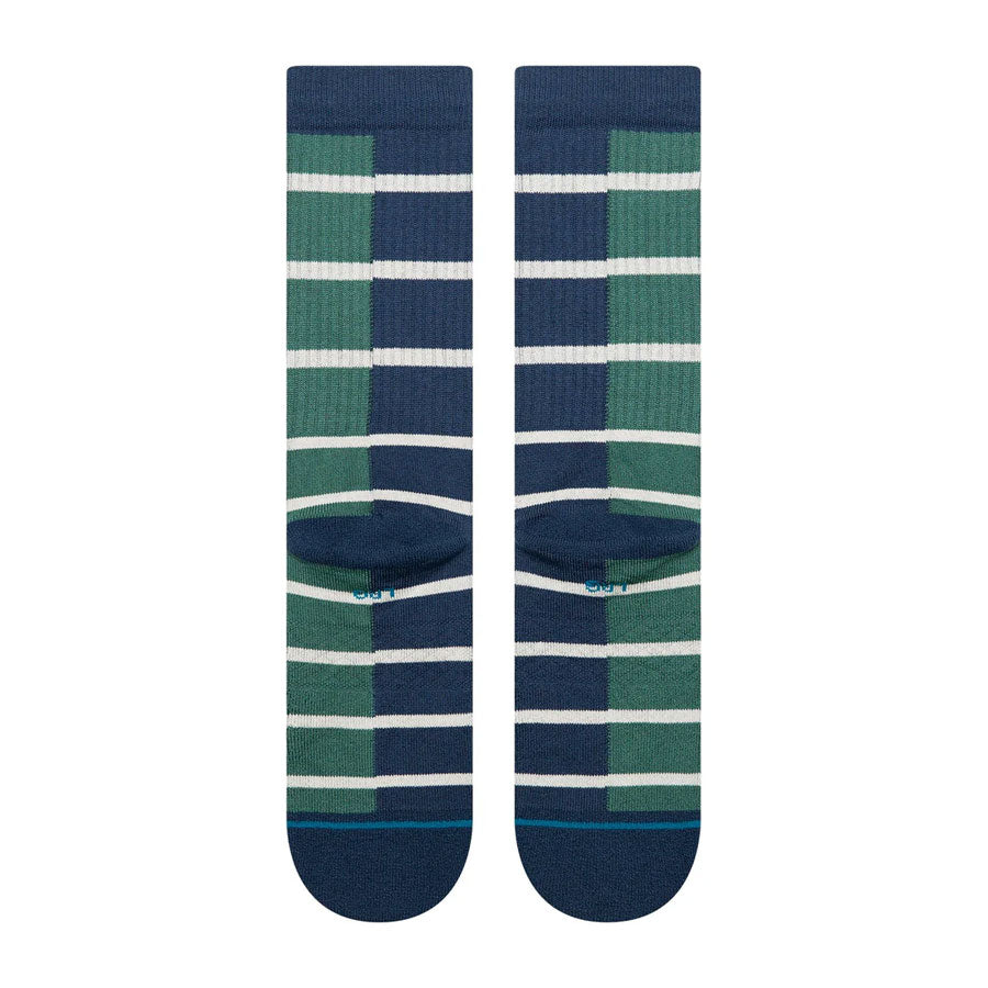 Stance Double Vision Crew Sock Teal