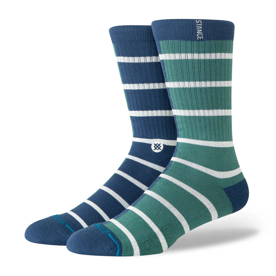 Stance Double Vision Crew Sock Teal