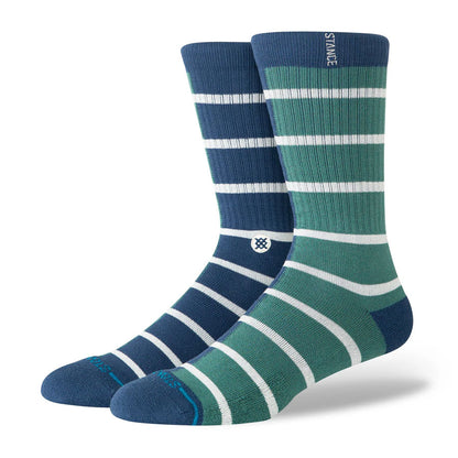 Stance Double Vision Crew Sock Teal