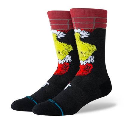 Stance Down The Chimney Crew Sock Black