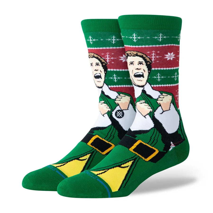 Stance Elf Cold Outside Green