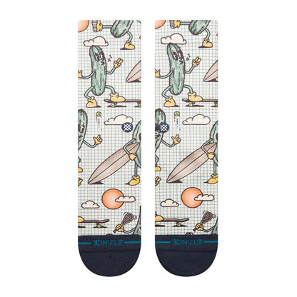 Stance Feeling Pickled Crew Sock Cream