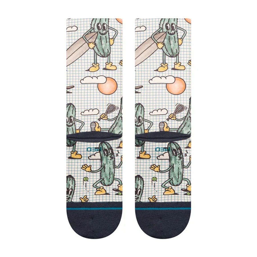 Stance Feeling Pickled Crew Sock Cream